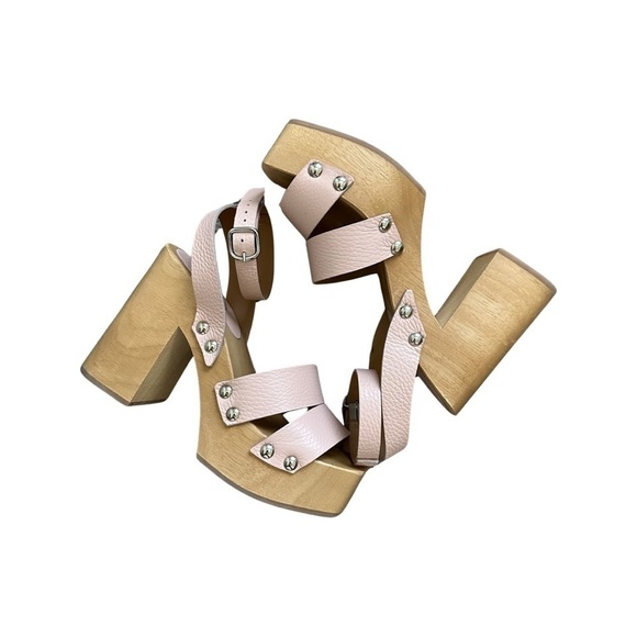 Sam Edelman Angela Platform Heel Beige Leather LIKE NEW!! - Picture 6 of 8